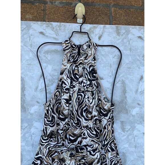 Diane Von Furstenburg Nicola Dress in Marble Black size 6 - Picture 4 of 12